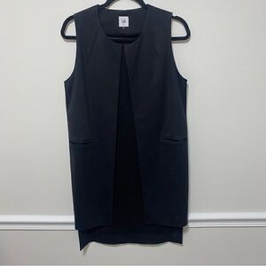 Cabi Drafting Sleeveless Open Front Vest #3178 Dark Gray Size XS New without Tag